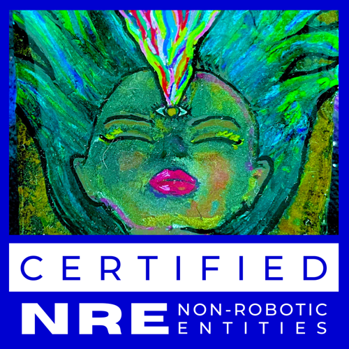 NRE — Certified Non-Robotic Entities seal